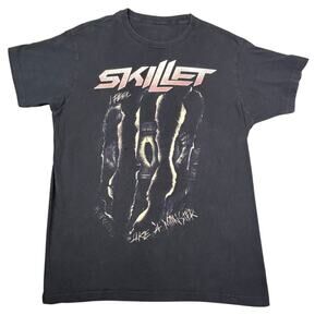 Skillet Awake‎ Is the Hunter Graphic Band T-Shirt Black Unisex M/L